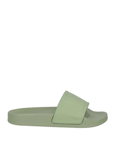 Shop Fendi Toddler Sandals Military Green Size 10c Rubber