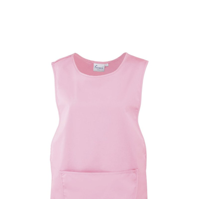 Shop Premier Ladies/womens Pocket Tabard/workwear Aprons In Pink