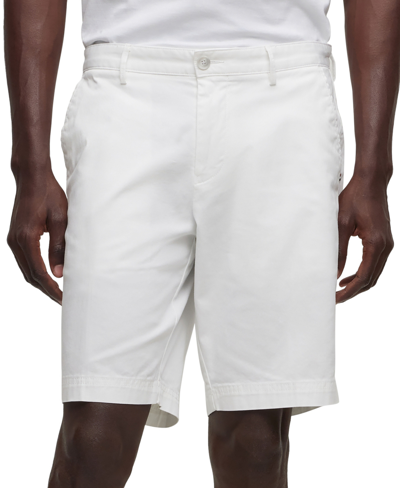 Shop Hugo Boss Boss By  Men's Slim-fit Shorts In White