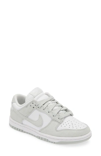 Shop Nike Dunk Low Sneaker In White/ Light Silver