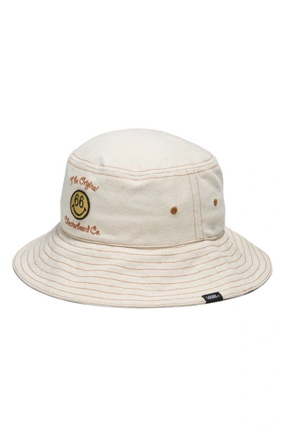 Shop Vans Dusk Downer Bucket Hat In Marshmallow