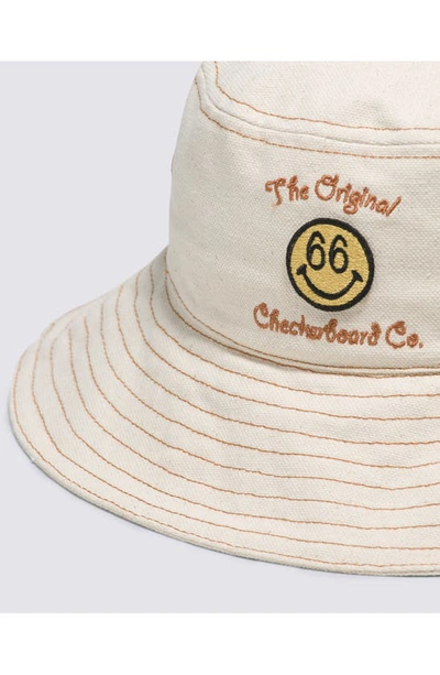 Shop Vans Dusk Downer Bucket Hat In Marshmallow