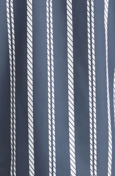 Shop Krost X Nautica Rope Print Water Resistant Windbreaker Jacket In Dark Navy