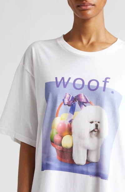 Shop Collina Strada Woof Oversize Organic Cotton Graphic T-shirt