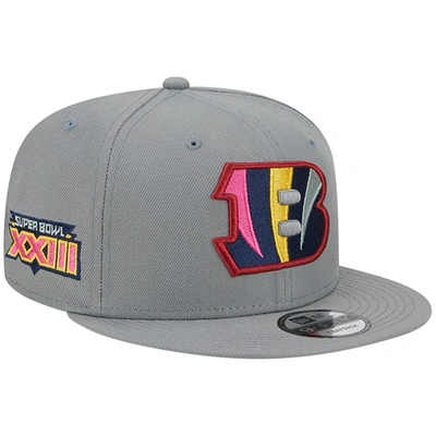Shop New Era Gray Cincinnati Bengals Color Pack Multi 9fifty Snapback Hat
