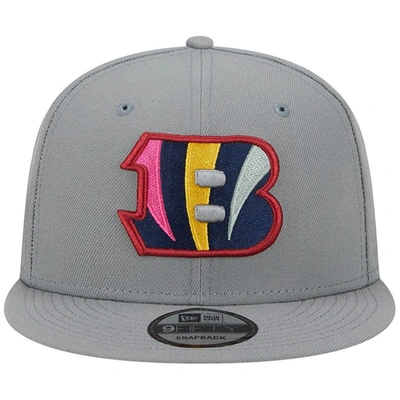 Shop New Era Gray Cincinnati Bengals Color Pack Multi 9fifty Snapback Hat