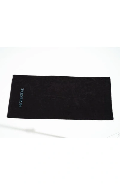 Higherdose Sauna Blanket Towel Insert In Black