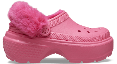 Shop Crocs Stomp Lined Clogs Unisex Hyper Pink W8/m7
