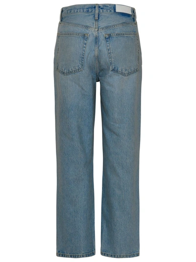 Re/done Jeans 90s In Denim Di Cotone Azzurro In Light Blue