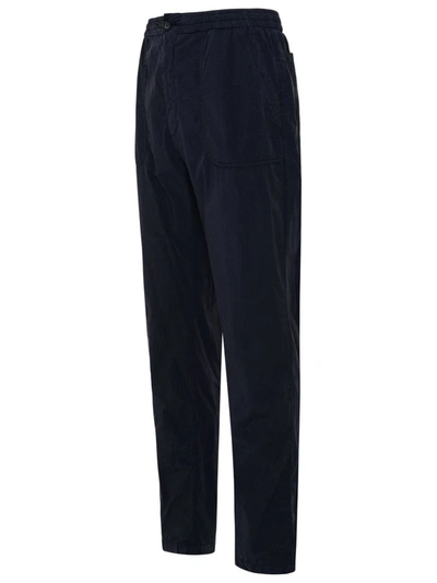 Shop Altea Blue Cotton Fatigue Pants In Navy
