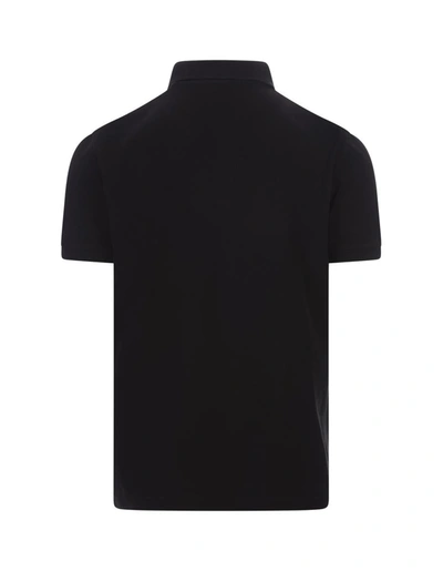 Shop Dsquared2 Be Icon Dyed Tennis Polo In In Black
