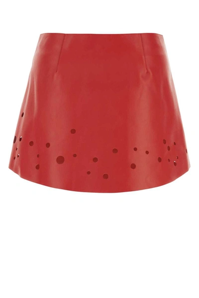 Shop Durazzi Milano Durazzi Skirts In Red