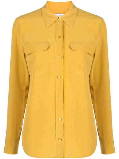 Shop Equipment Shirt Clothing In Yellow &amp; Orange