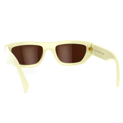 Gucci Eyewear Sunglasses In Ivory