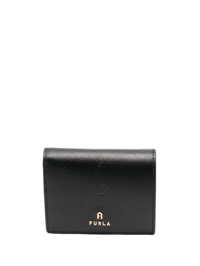 Shop Furla Camelia S Compact Wallet Bags In O6000 Nero