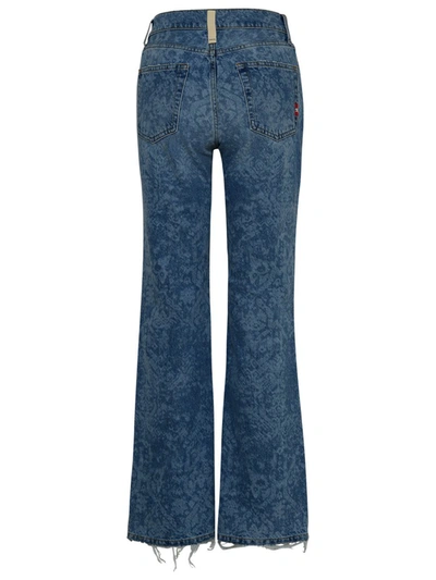 Shop Amish Kendall Blue Cotton Jeans