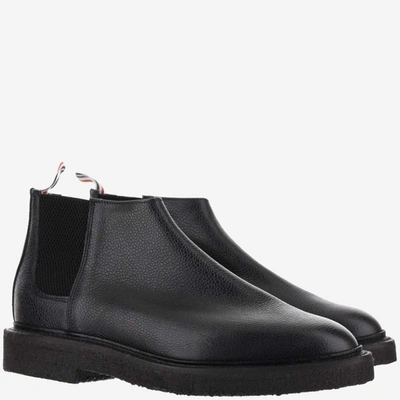 Shop Thom Browne Boots Black In Nero