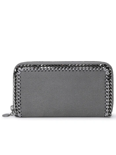 Shop Stella Mccartney Recycled Polyester Wallet In Grey