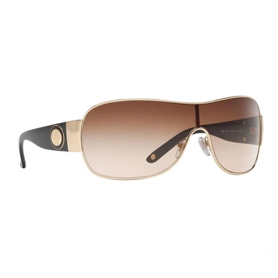 Shop Versace Sunglasses In Gold