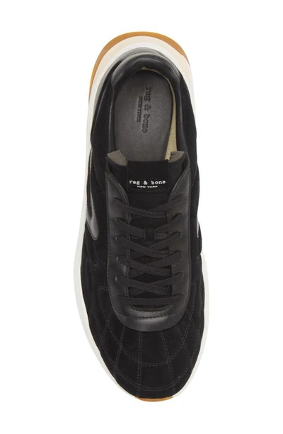 Shop Rag & Bone Legacy Runner Sneaker In Black Suede