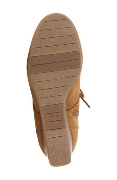 Reaction Kenneth Cole Deka Wedge Bootie In Desert Micro