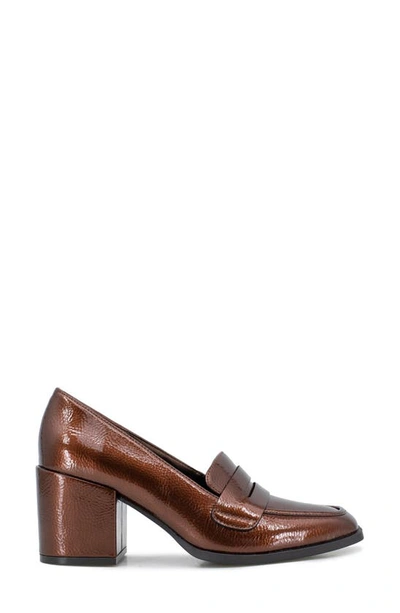 Shop Reaction Kenneth Cole Elsa Patent Loafer Pump In Brown Patent