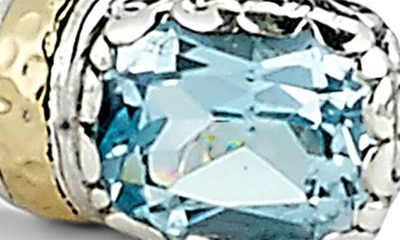 Samuel B. Blue Topaz Bangle Bracelet In Blue