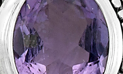 Samuel B. Scrollwork Pendant In Purple