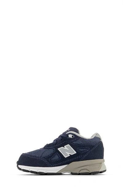 Shop New Balance 990v3 Running Sneaker In Navy
