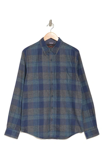 Weatherproof Vintage Plaid Flannel Button-down Shirt In Sargasso