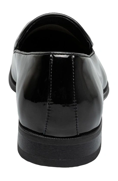 Florsheim Atlanta Plain Toe Loafer In Black Patent