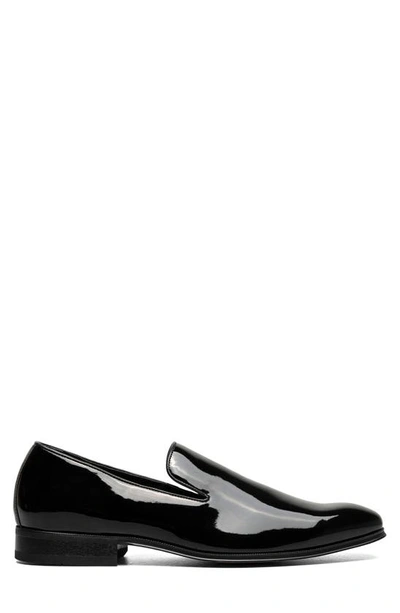 Florsheim Atlanta Plain Toe Loafer In Black Patent