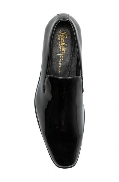 Florsheim Atlanta Plain Toe Loafer In Black Patent