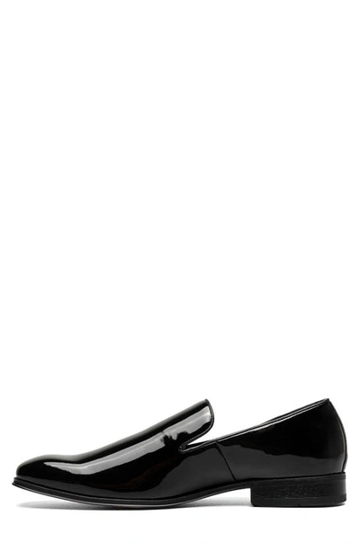 Florsheim Atlanta Plain Toe Loafer In Black Patent