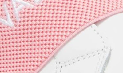 Shop Valentino By Mario Valentino Incas Banded Leather Sneaker In White Pink