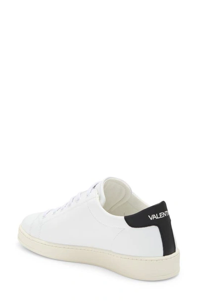 Valentino By Mario Valentino Dimitri Sneaker In White Black