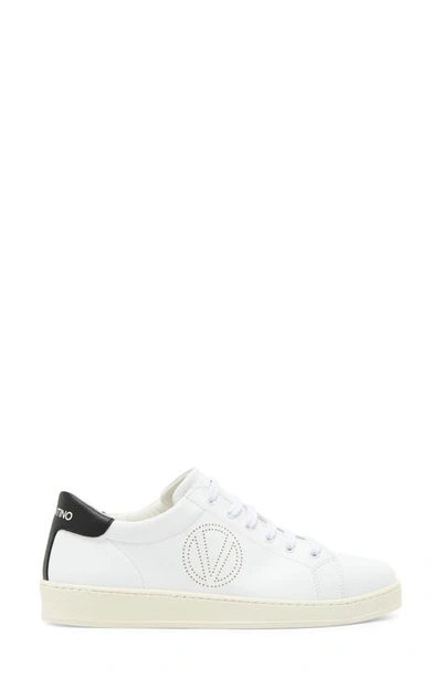Valentino By Mario Valentino Dimitri Sneaker In White Black