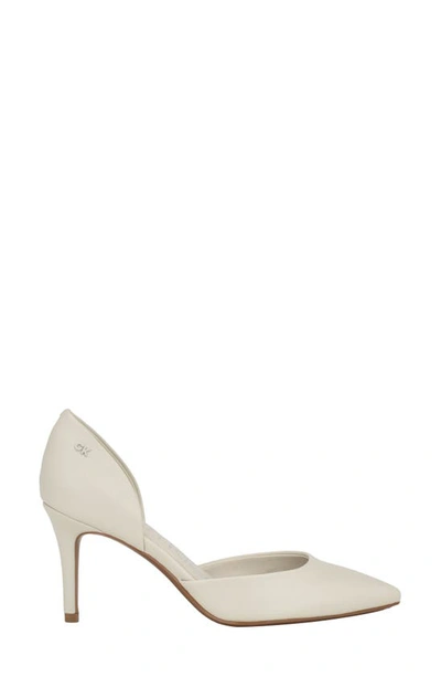 Calvin Klein Gloria D'orsay Pump In Ivory
