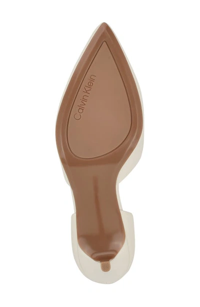 Calvin Klein Gloria D'orsay Pump In Ivory