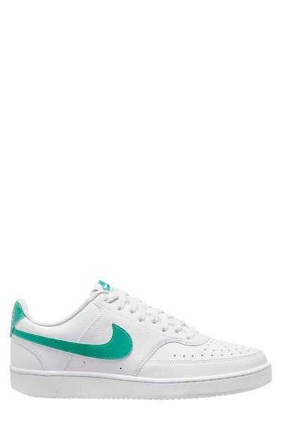 Shop Nike Court Vision Next Nature Sneaker In White/ Clear Jade
