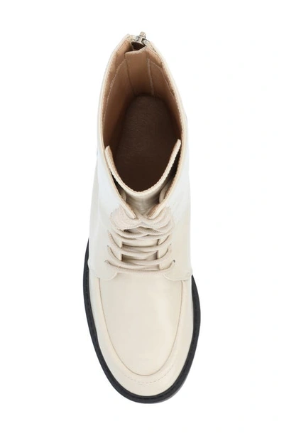 Journee Collection Nikks Combat Boot In Bone