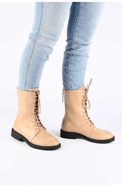 Journee Collection Nikks Combat Boot In Black