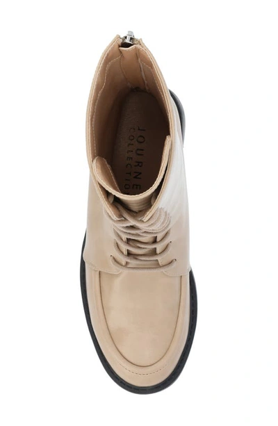Journee Collection Nikks Combat Boot In Tan