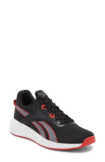 Reebok Lite Plus 3 Sneaker In Core Black/ Grey/ Red | ModeSens