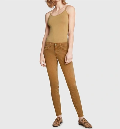 Shop Principle Denim Dreamer Skinny Jean In Faded Amber In Brown