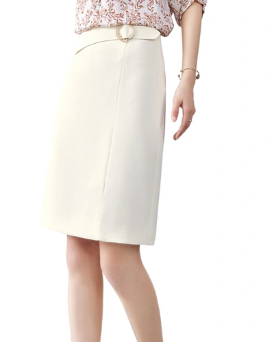 Shop Ounixue Skirt In White