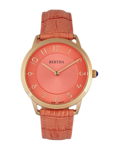 Bertha Abby Swiss Leather-band Watch