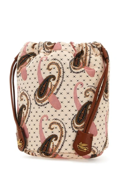 Etro Pouch With Paisley Pattern And Polka Dots In Multicolor