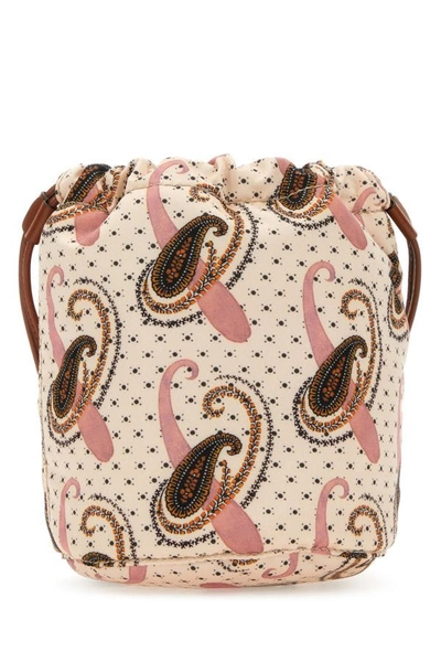Etro Pouch With Paisley Pattern And Polka Dots In Multicolor