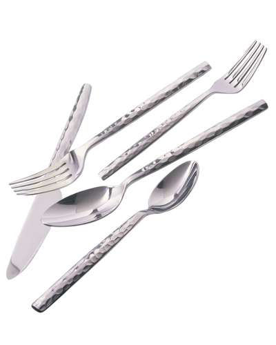 Ten Strawberry Street Hammer Forged 20pc Flatware Set